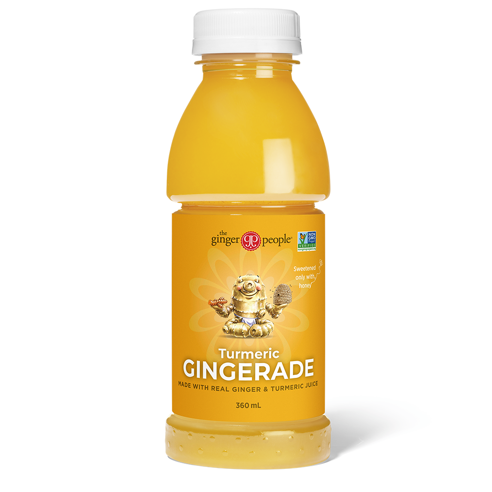 THE GINGER PEOPLE Turmeric Gingerade With Real Ginger & Turmeric Juice 360ml