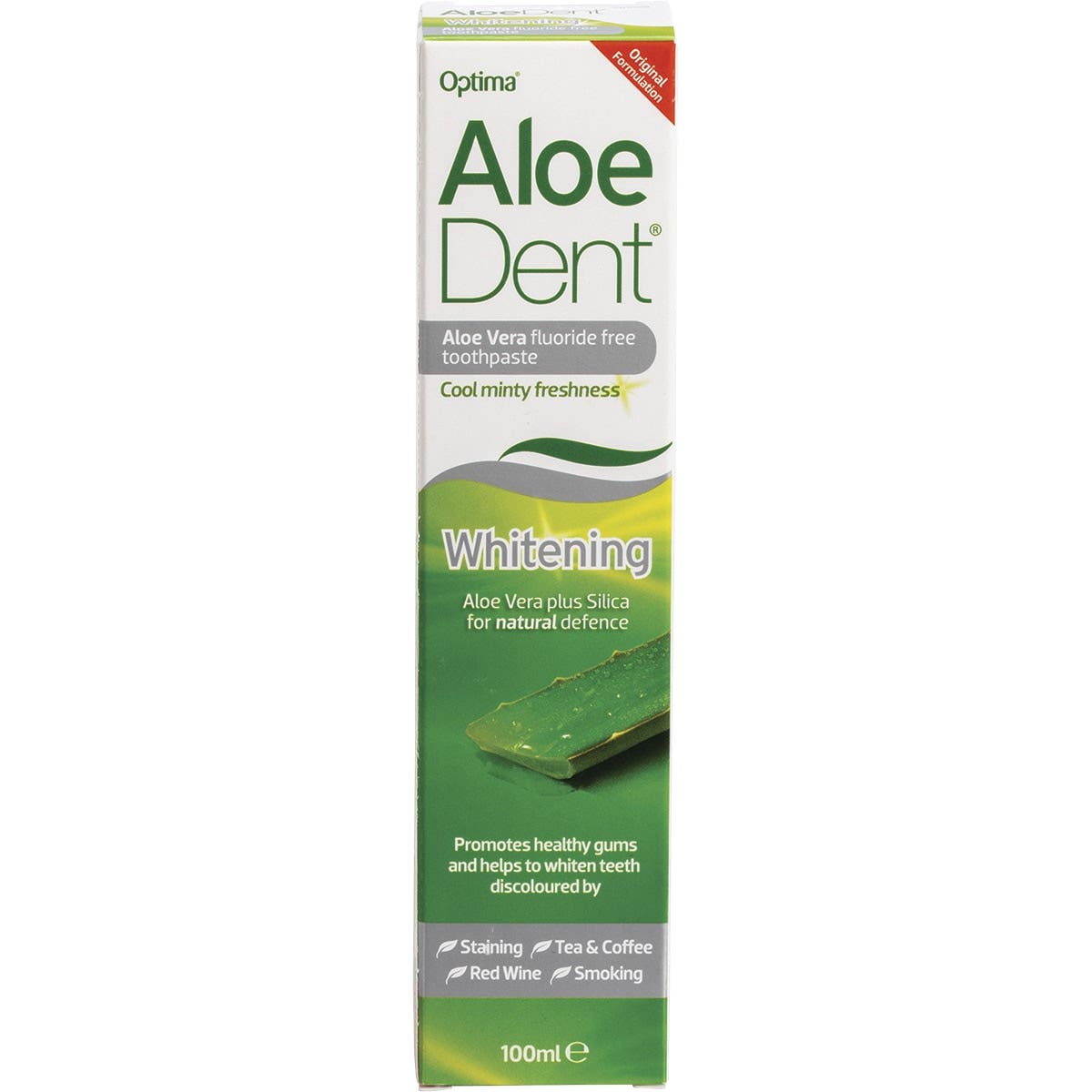Aloe Dent Toothpaste - Fluoride Free Whitening 100ml
