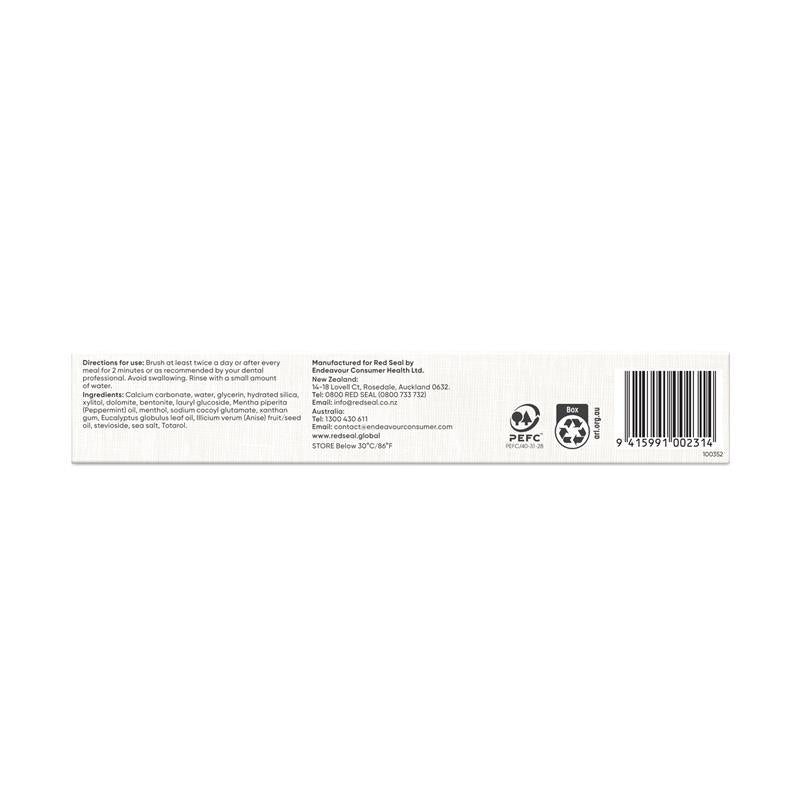 Red Seal Herbal & Mineral Strong Mint Toothpaste 100g