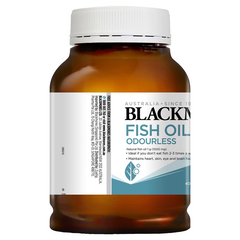 Blackmores Odourless Fish Oil 1000mg 200 Capsules