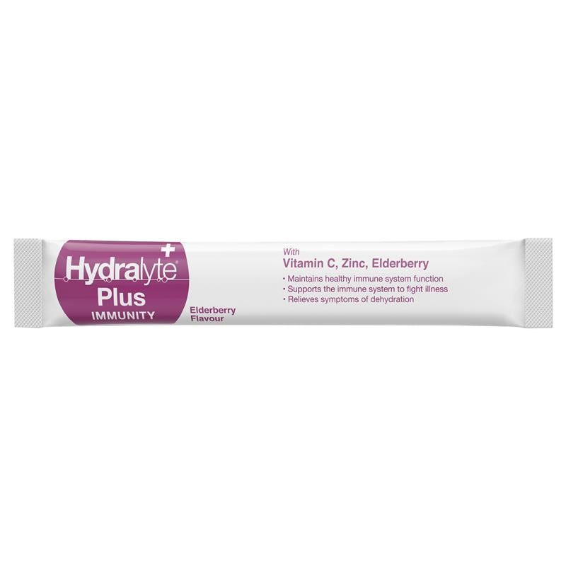 HYDRALYTE PLUS IMMUNITY ELDERBERRY 10 Sachets
