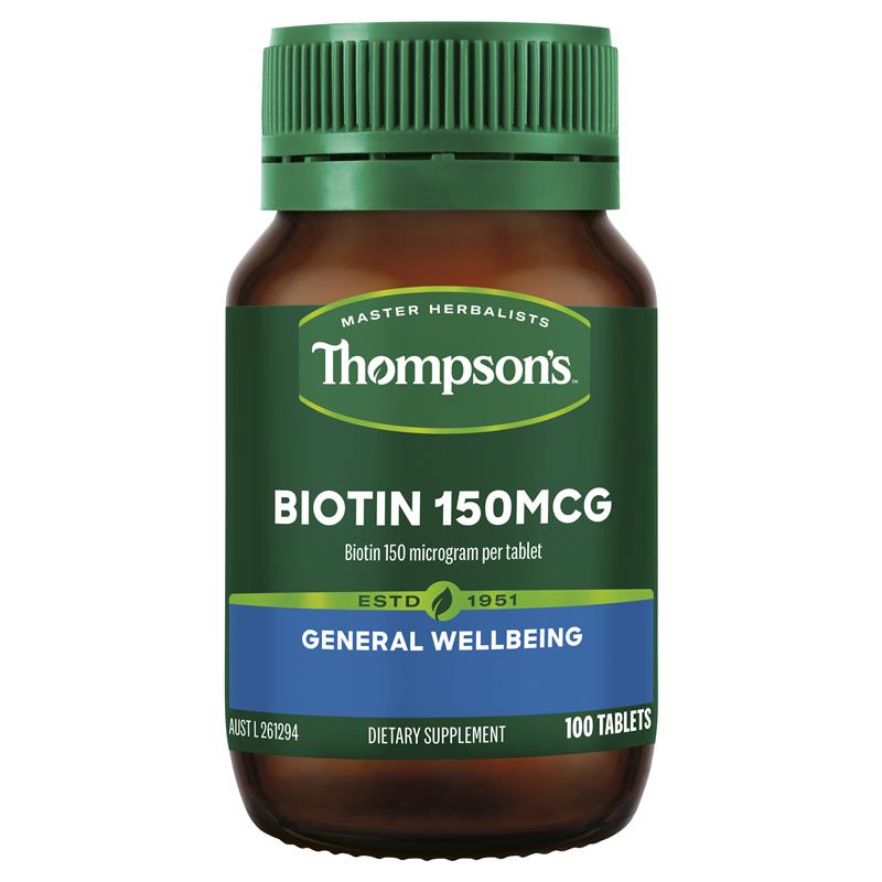 Thompson’s Biotin 150mcg 100 Tablets