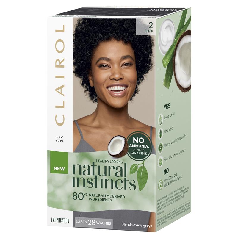 Clairol Natural Instincts 2 Midnight Black