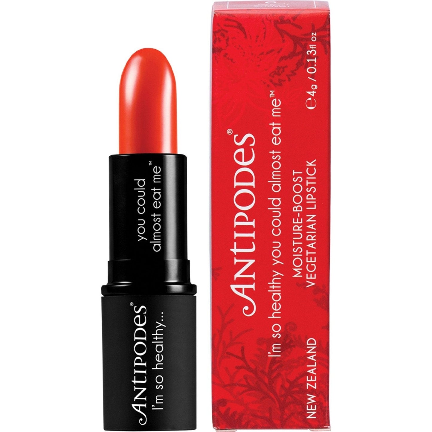 Antipodes Moisture-boost Natural Lipstick West Coast Sunset 4g