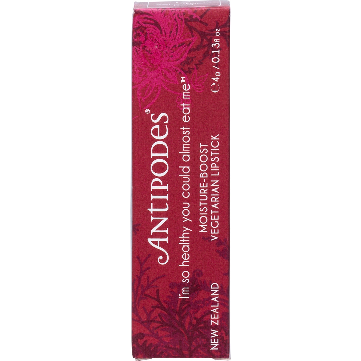 Antipodes Moisture-boost Natural Lipstick Remarkably Red 4g