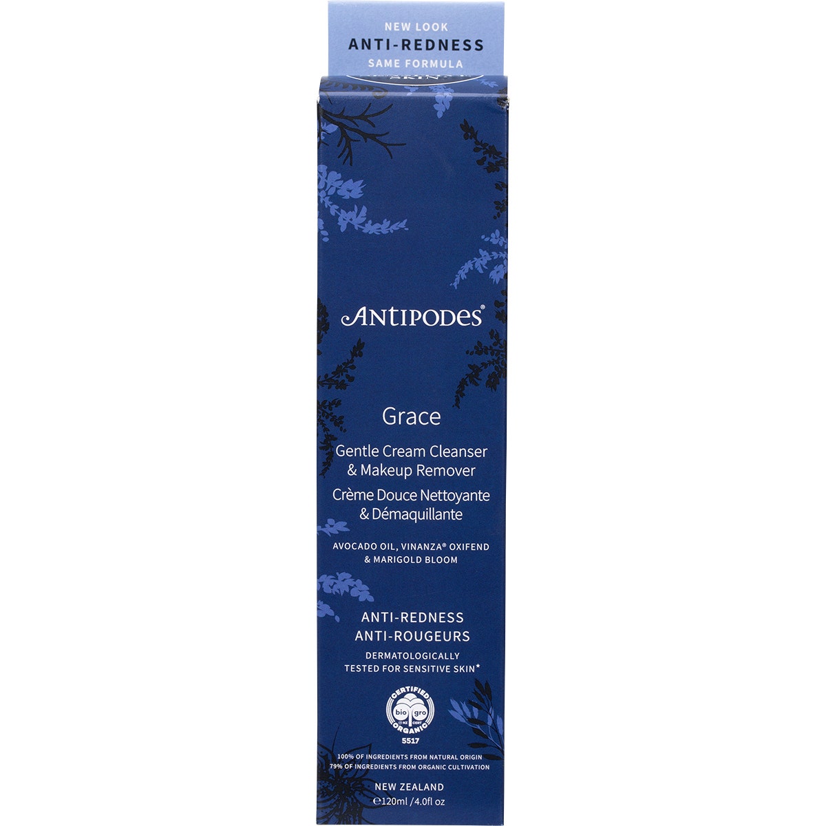 Antipodes Organic Grace Gentle Cream Cleanser & Makeup Remover 120ml