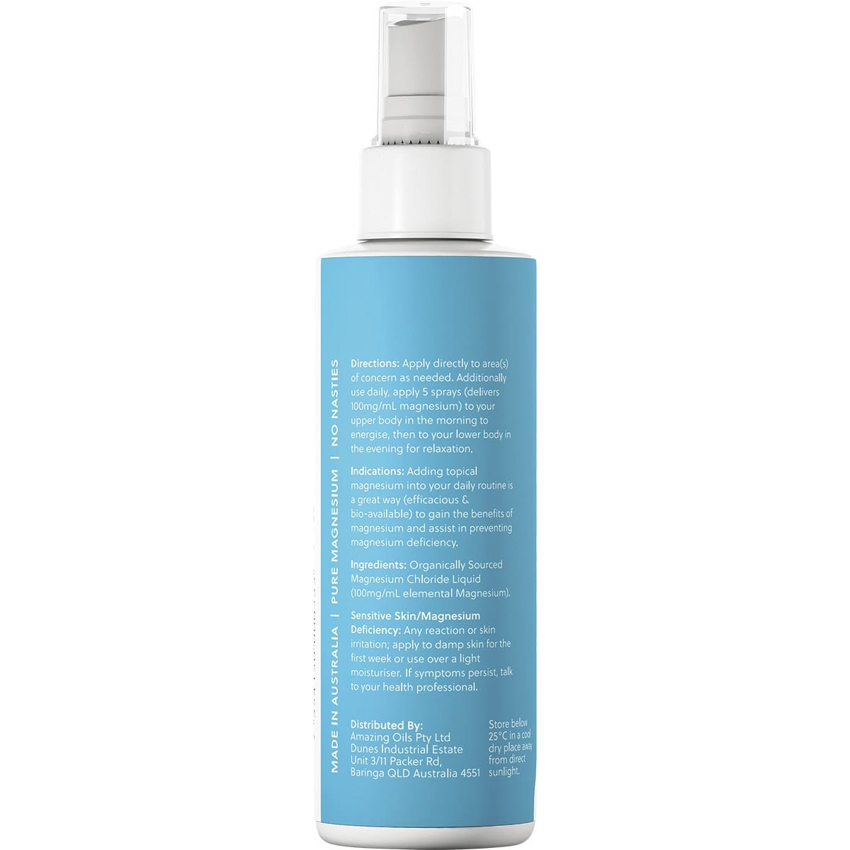 Amazing Oils Magnesium Oil Natural Relief Spray 200ml