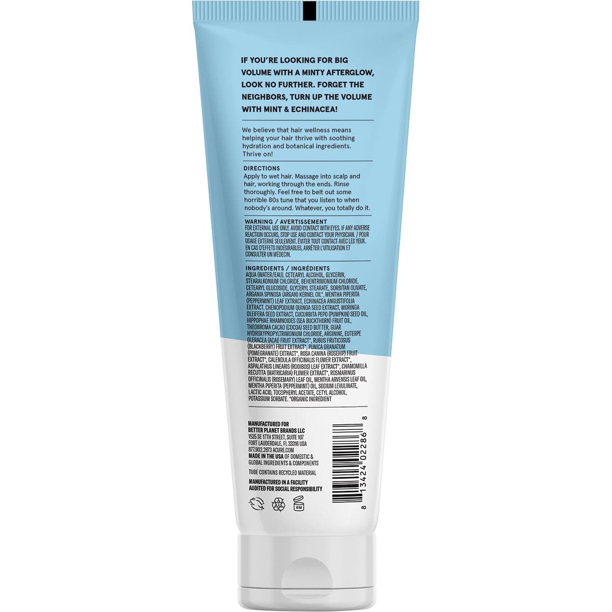 Acure Vivacious Volume Conditioner - Mint 236.5ml