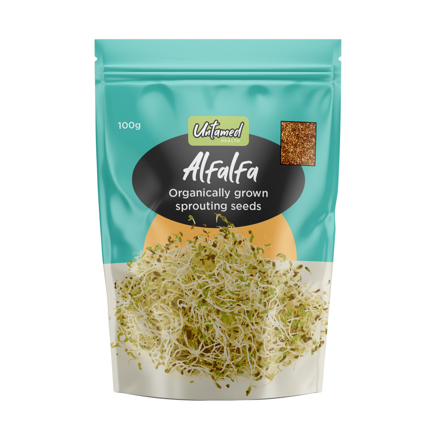Untamed Health Alfalfa Sprout Seeds 100g