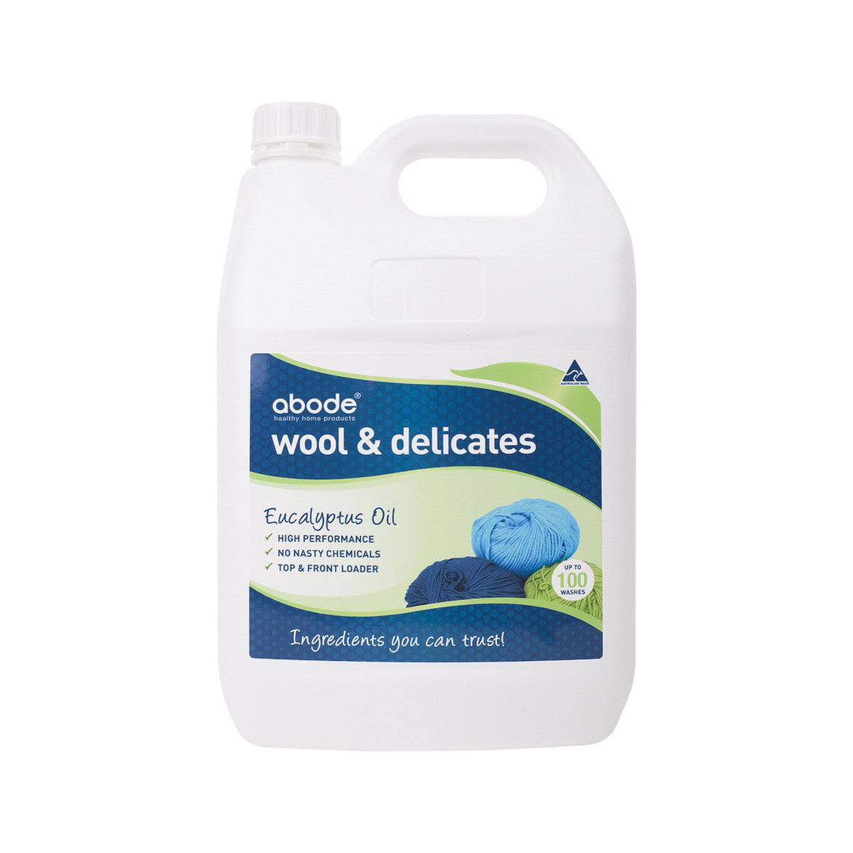 Abode Wool & Delicates (Front & Top Loader) Eucalyptus 4 Litres