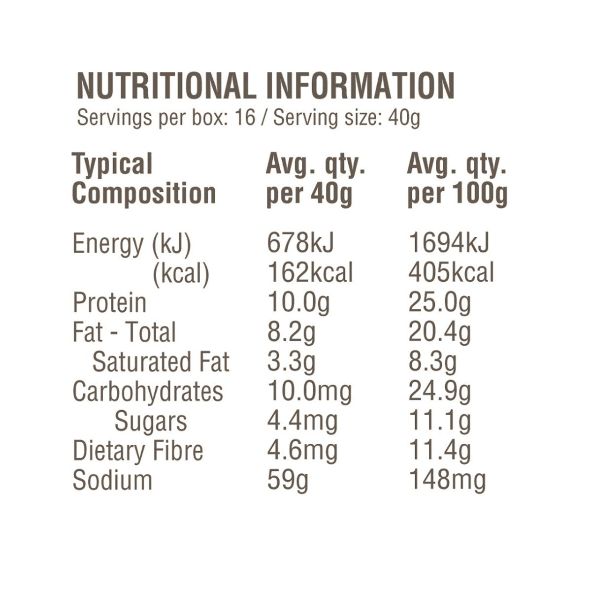 Amazonia Raw Protein Bar Peanut Butter Choc Melt 10x40g