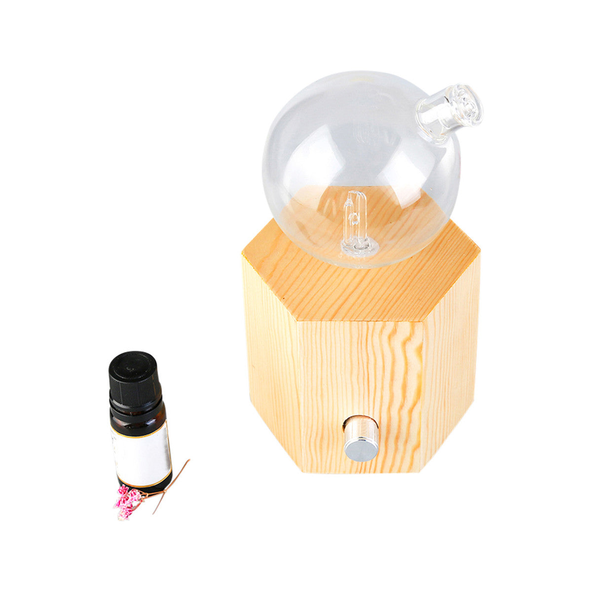 Amrita Court Nebuliser (Diffuser) Wooden Base Geometry Hexagon