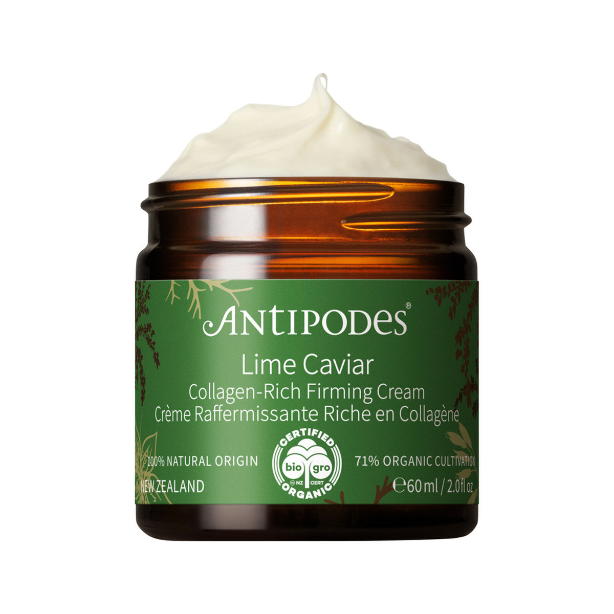 Antipodes Organic Lime Caviar Collagen-rich Firming Cream 60ml