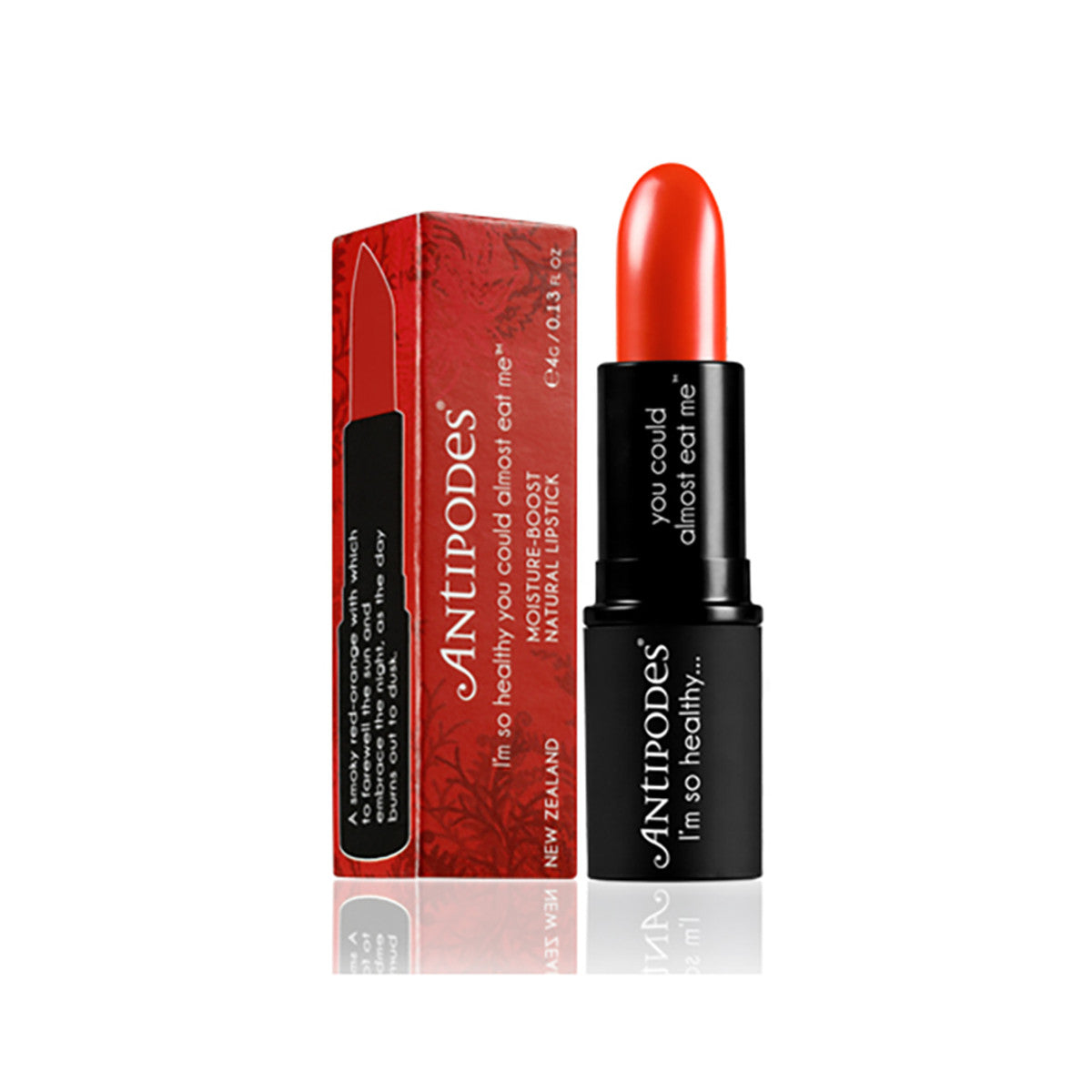 Antipodes Moisture-boost Natural Lipstick West Coast Sunset 4g