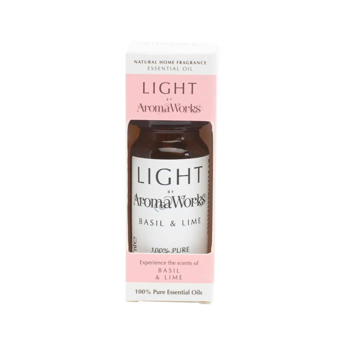 Aromaworks Light 100% Pure Essential Oil Blend Basil & Lime 10ml