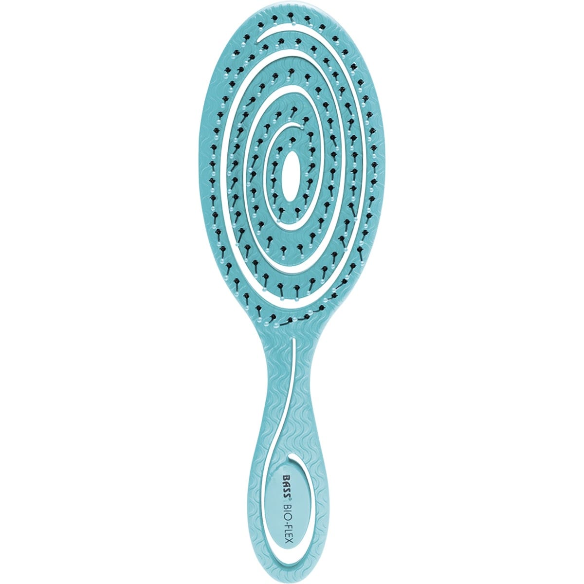 Bass Brushes Bio-flex Detangler Hair Brush Teal 1