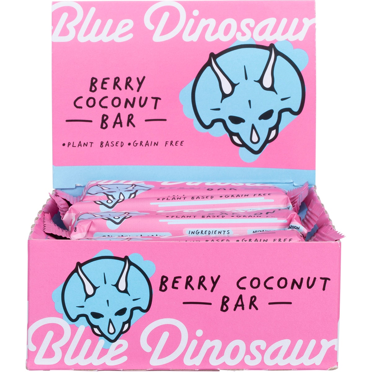 Blue Dinosaur Bar Berry Coconut 45g(Pack of 12)