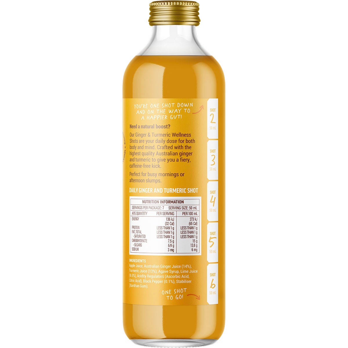 Buderim Ginger Ginger & Turmeric Shots 350ml