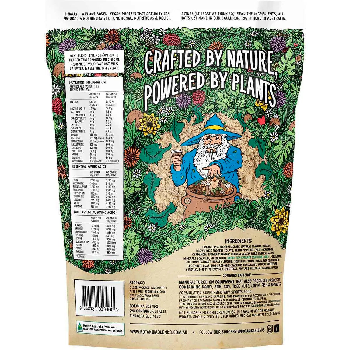 Botanika Blends Plant Protein Golden Chai Latte 500g