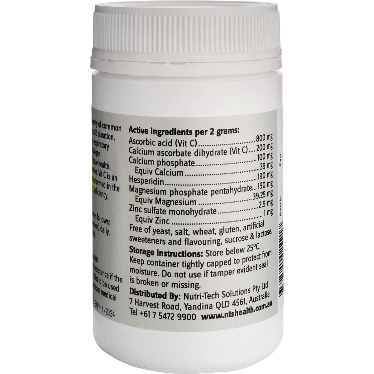 NTS HEALTH Bio Spark Vitamin C Powder 200g