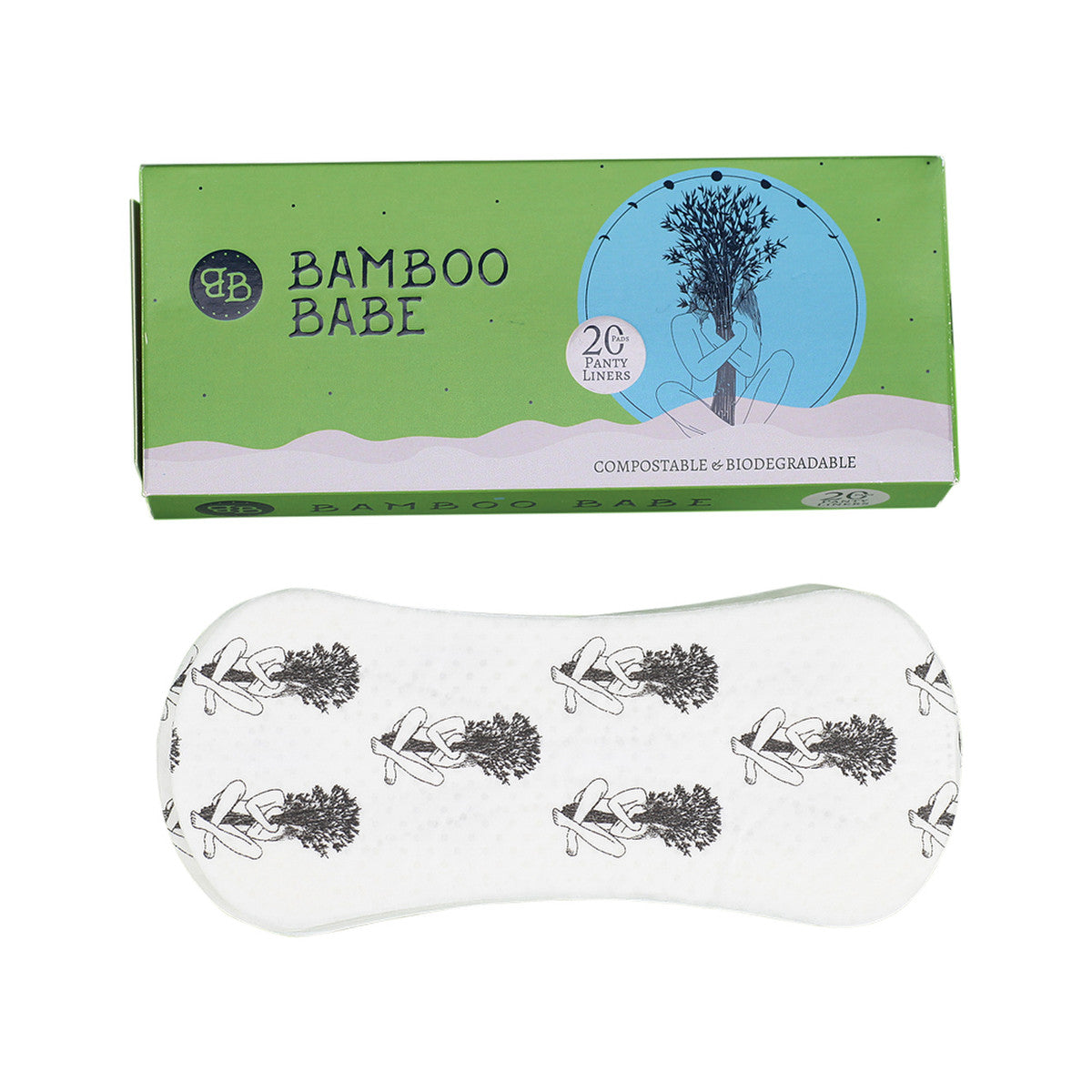 Bamboo Babe Panty Liners X 20 Pack