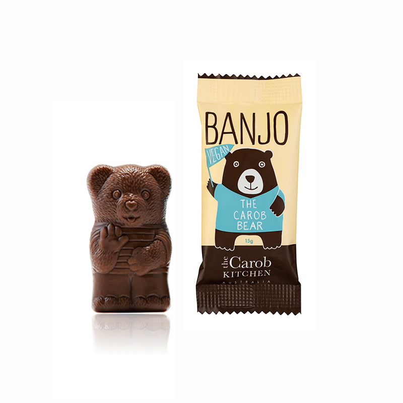 The Carob Kitchen Banjo Bear Vegan 15g (Pack of 50)