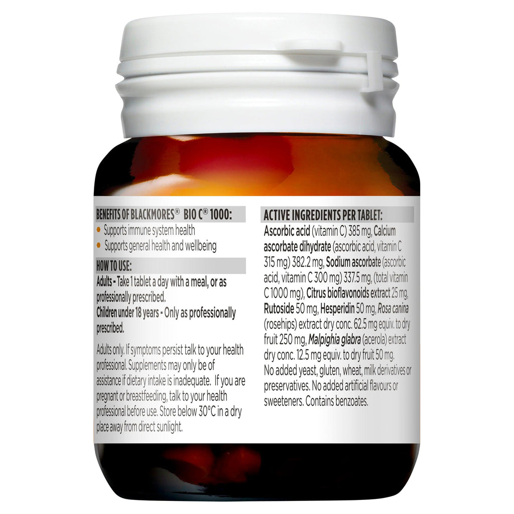 Blackmores Bio C 1000mg 31 Tablets