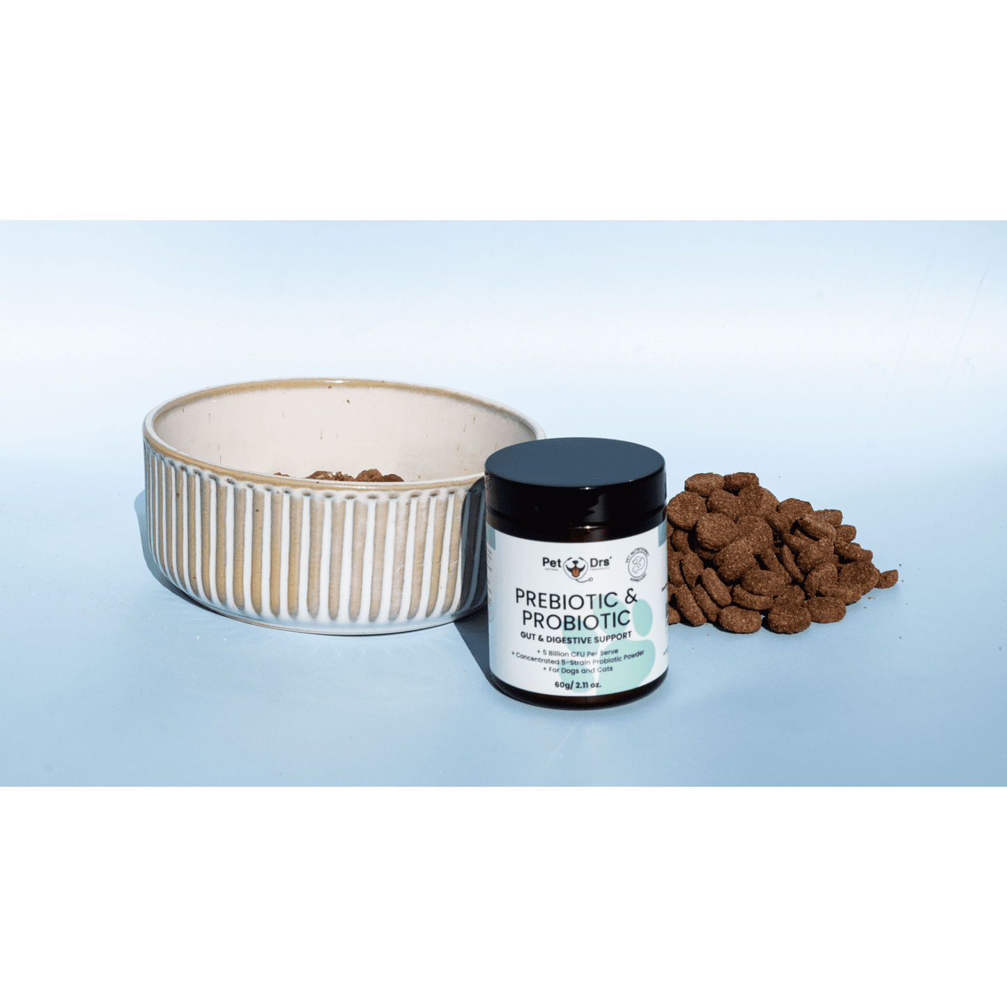 Pet Drs Prebiotic & Probiotic Gut & Digestive Support (For Dogs & Cats) 60g