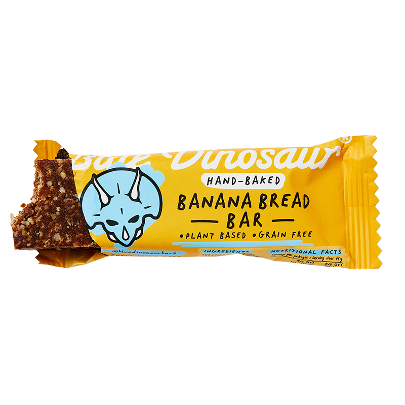 Blue Dinosaur Hand-baked Bar Banana Bread 45g 12 Pack