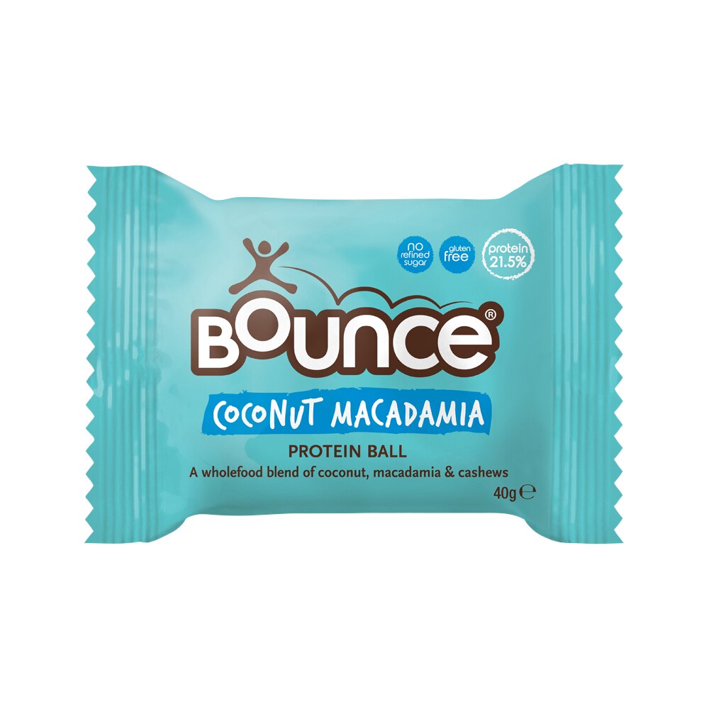 Bounce Protein Balls Coconut Macadamia 40g x 12 Pack