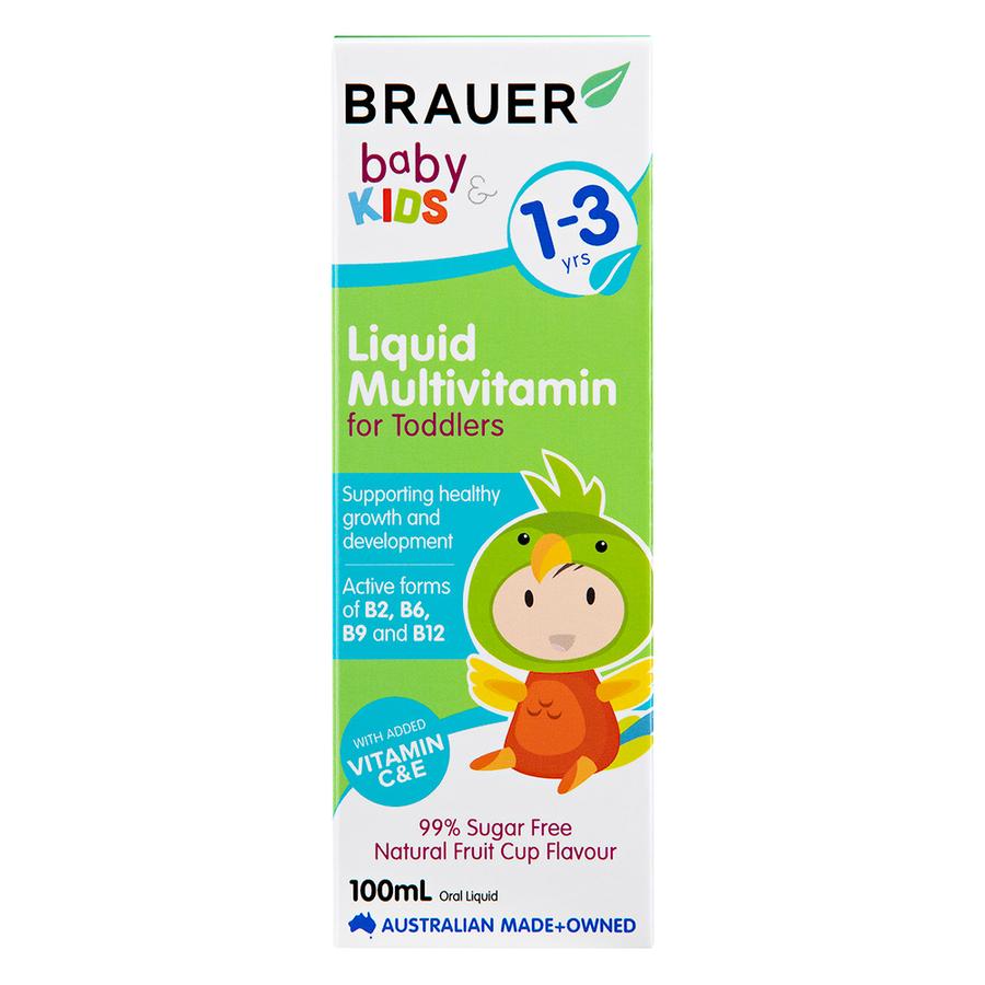 Brauer Baby & Kids Liquid Multivitamin for Toddlers 100ml