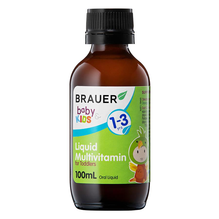 Brauer Baby & Kids Liquid Multivitamin for Toddlers 100ml