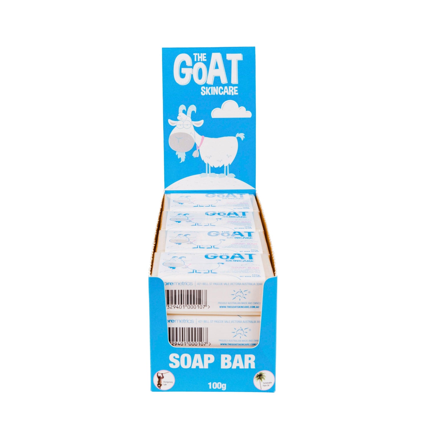 The Goat Skincare Soap Bar 100g Carton 12