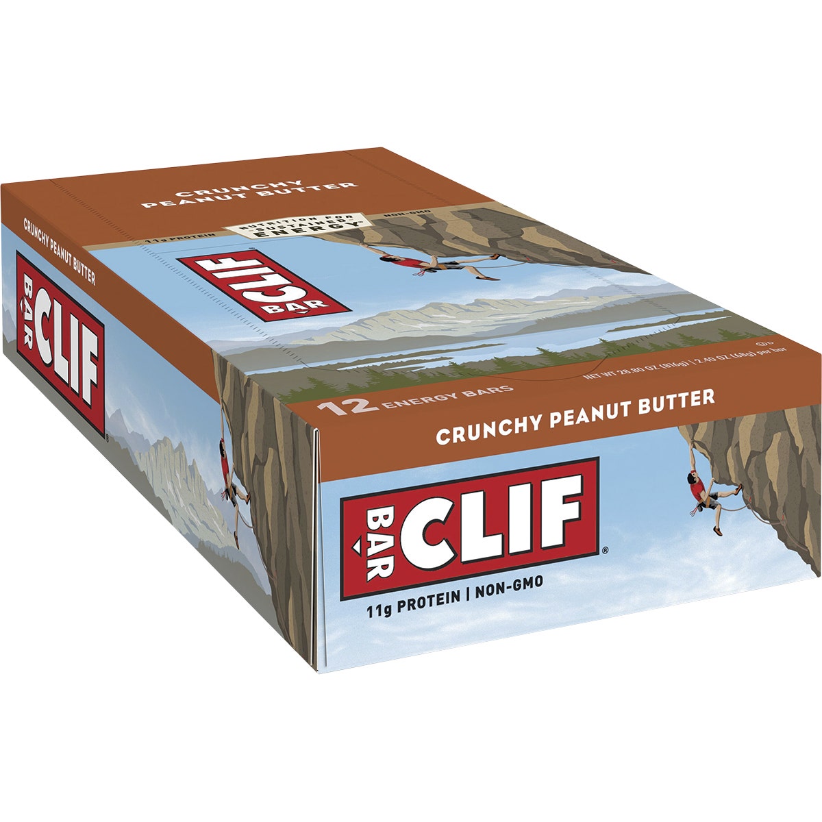 CLIF Energy Bar Crunchy Peanut Butter 68g 12PK