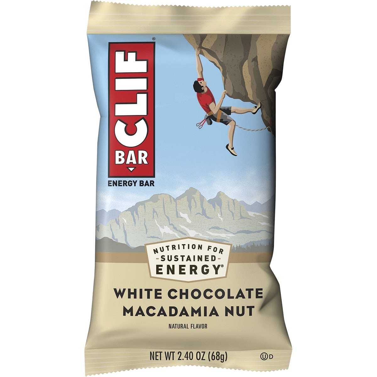 CLIF Energy Bar White Chocolate Macadamia 68g 12PK