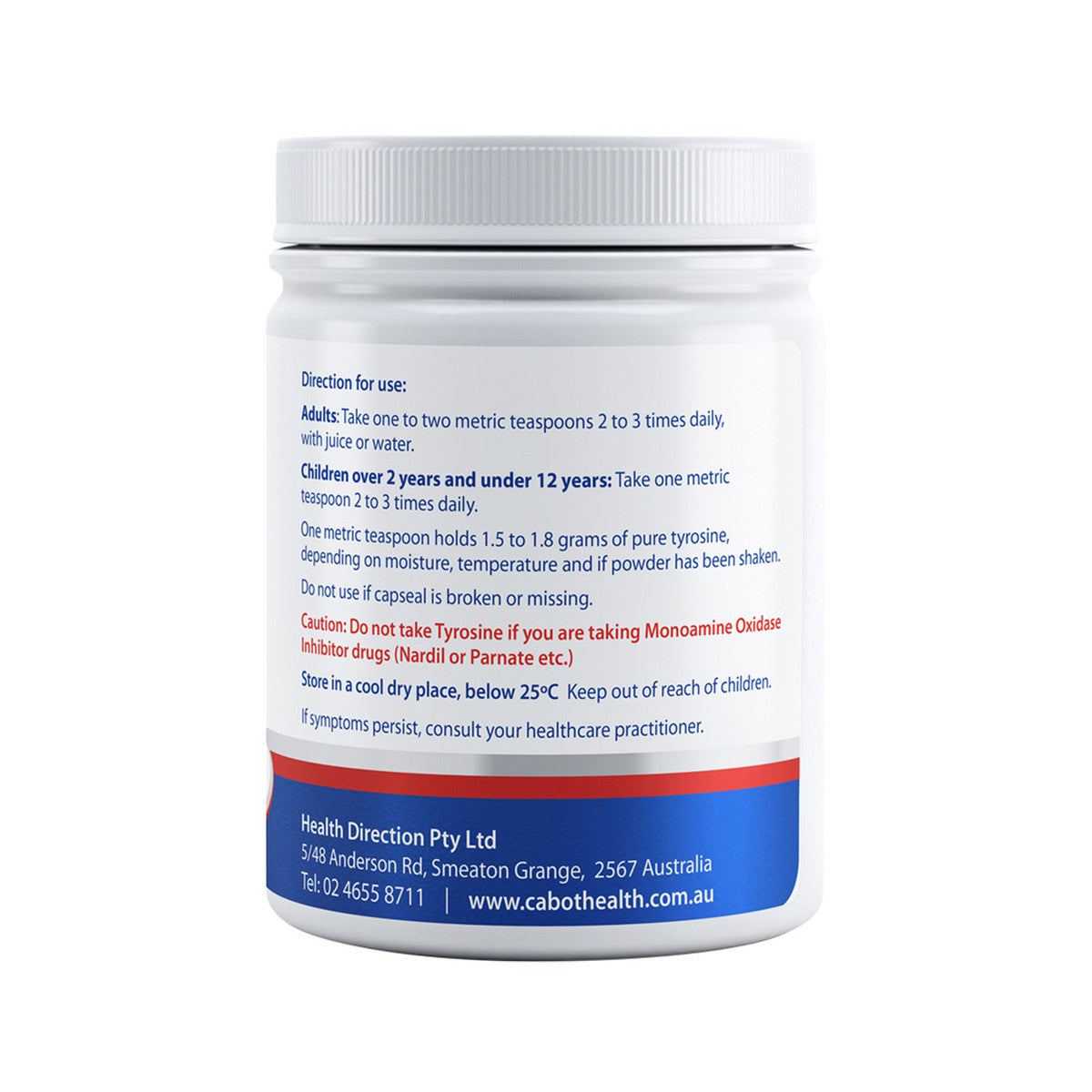 Cabot Health Tyrosine Pure 75g