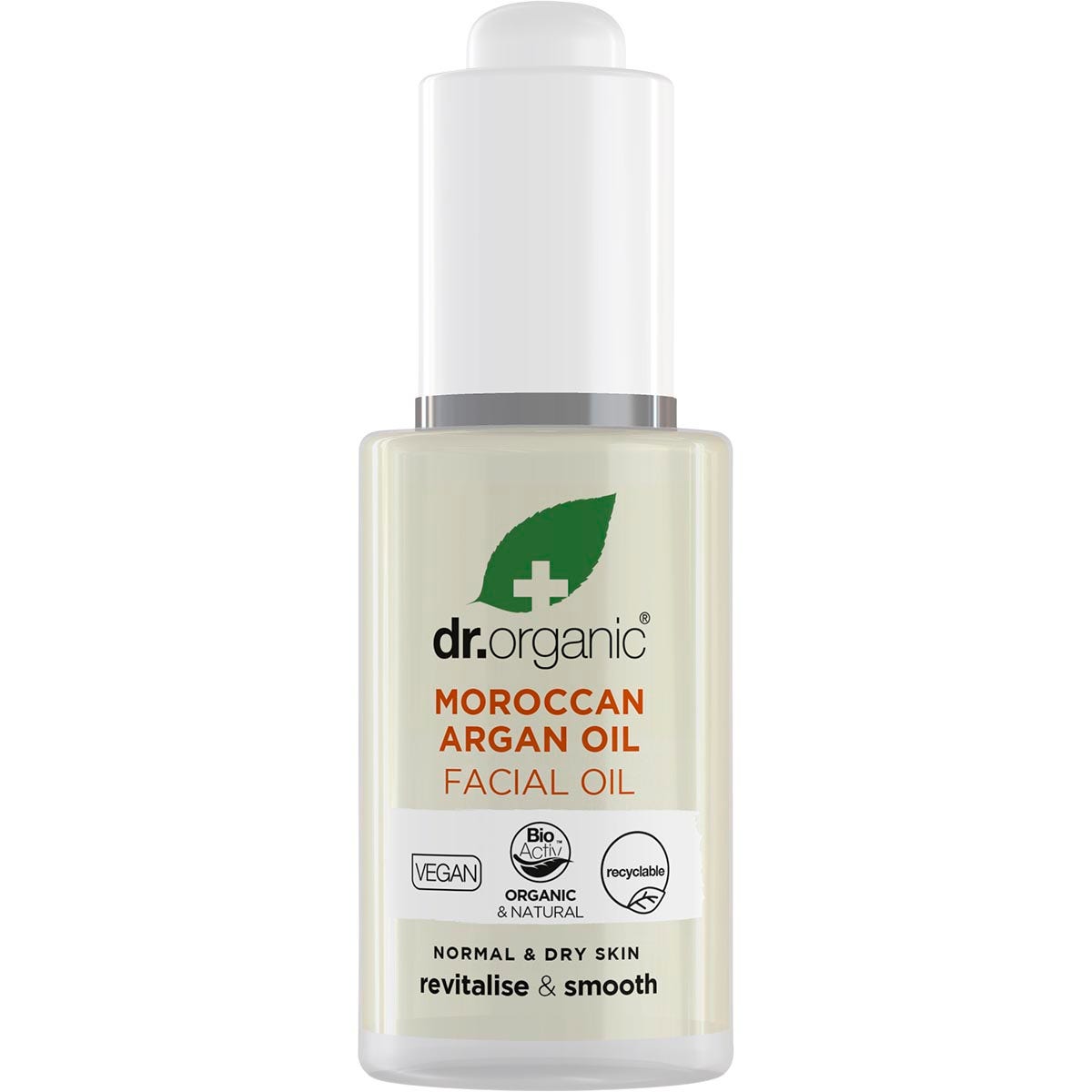 DR ORGANIC Facial Oil Organic Moroccan Argan Oil 30ml