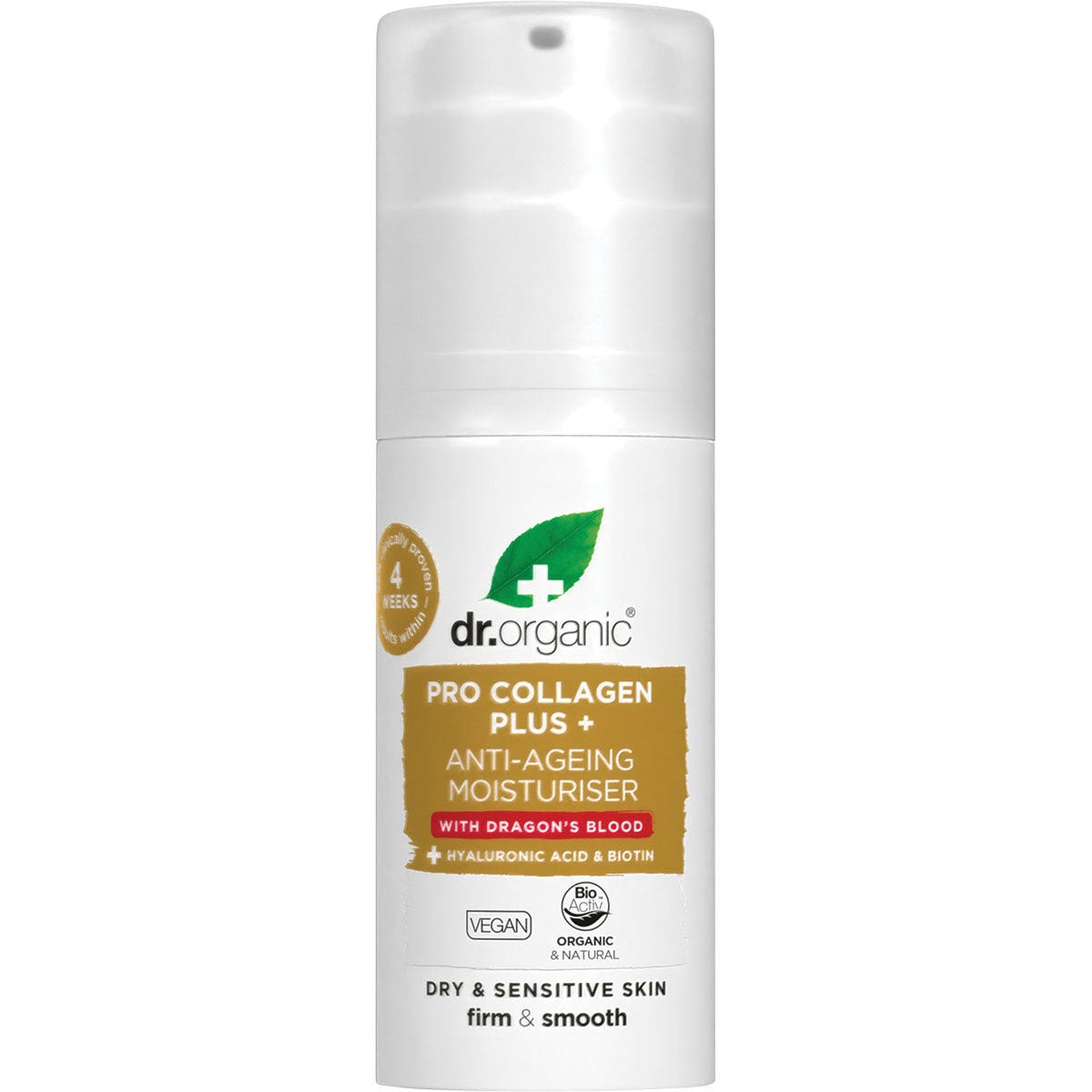DR ORGANIC Pro Collagen Plus+ Anti Aging Moisturiser With Dragons Blood 50ml