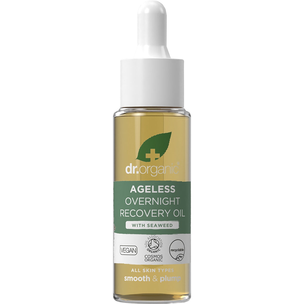 DR ORGANIC Overnight Recovery Oil Ageless with Seaweed 30ml