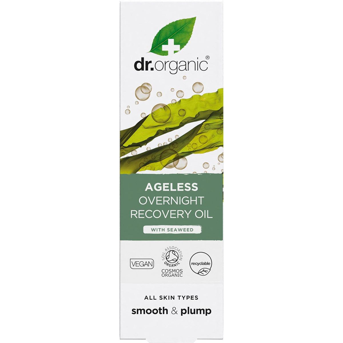DR ORGANIC Overnight Recovery Oil Ageless with Seaweed 30ml