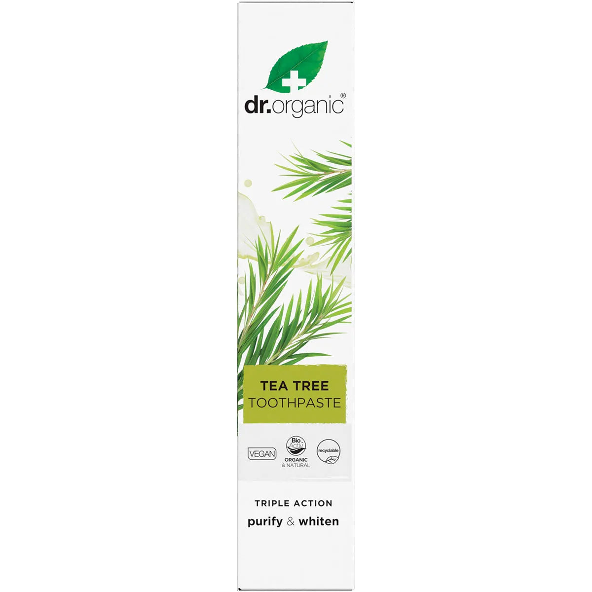 DR ORGANIC Toothpaste (Purifying) Organic Tea Tree 100ml