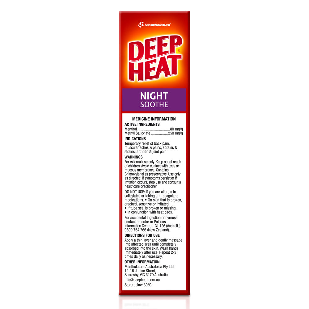 DEEP HEAT NIGHT SOOTHE 100g