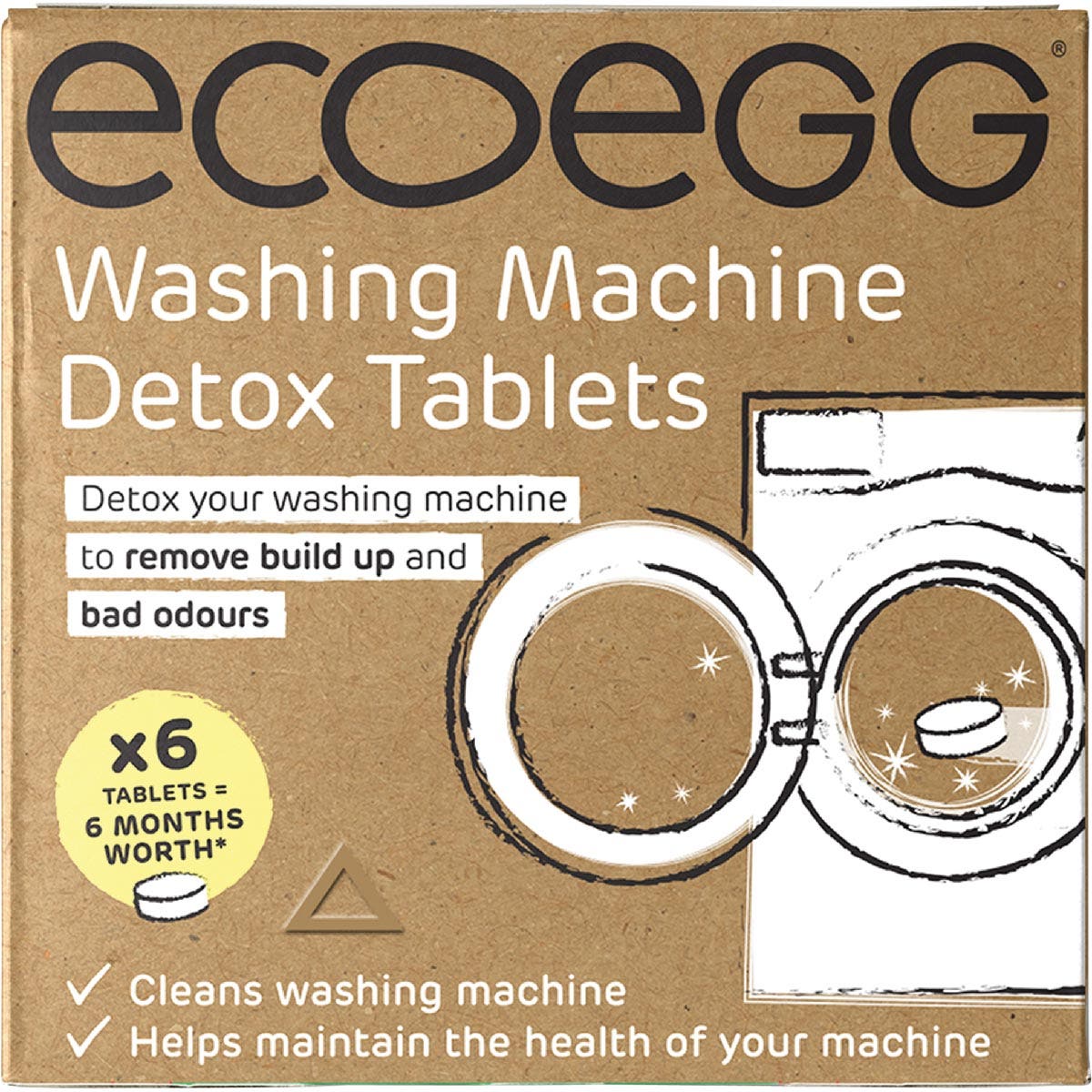 ECOEGG Washing Machine Detox Tablets 6pk