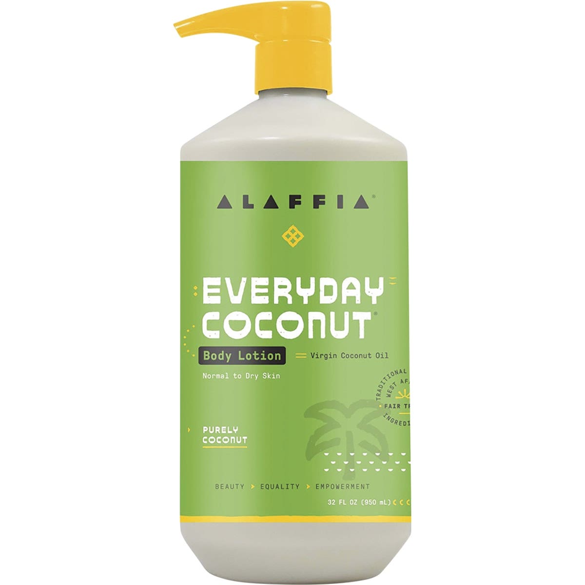 Alaffia Everyday Coconut Body Lotion - Purely Coconut 950ml