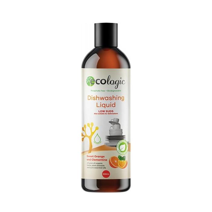 ECOLOGIC Dishwash Liquid Sweet Orange & Clementine 500ml