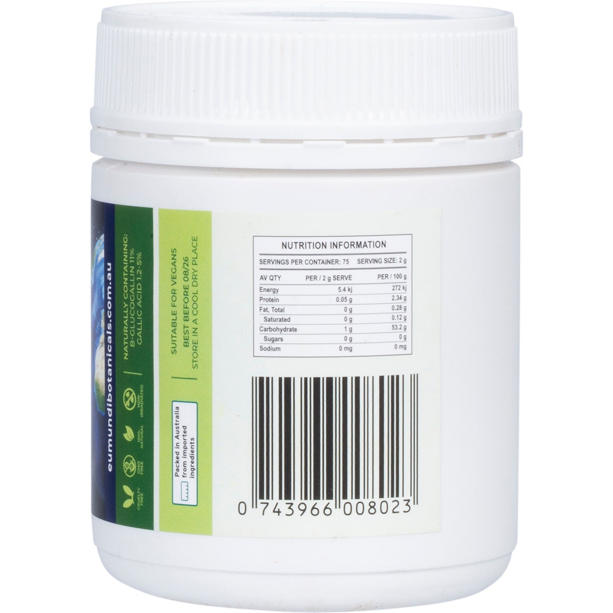 Eumundi Botanicals Beyond C Amla Powder 150g