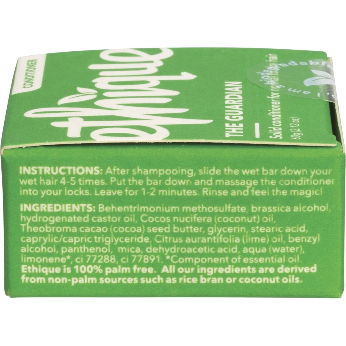 ETHIQUE Solid Conditioner (Mini) The Guardian - Normal Or Dry Hair 15g 20PK