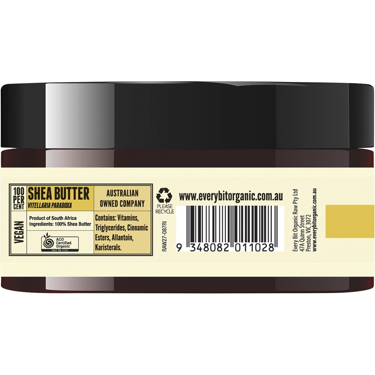 EVERY BIT ORGANIC RAW Shea Butter 100g
