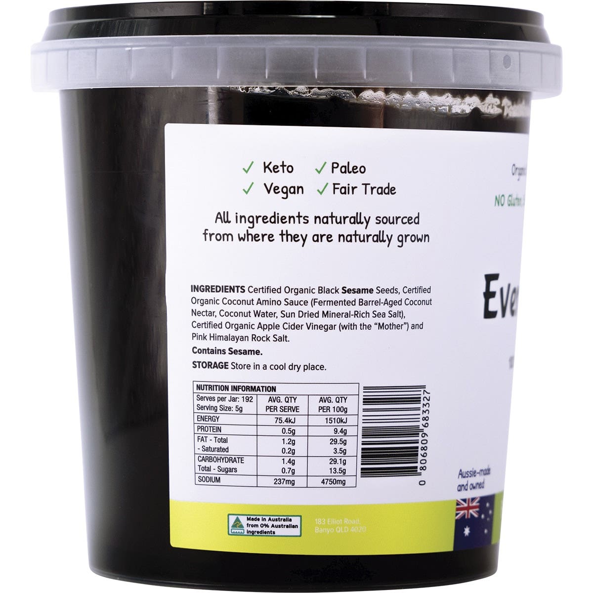 EVERYORGANICS EveryMite FODMAP Friendly 960g