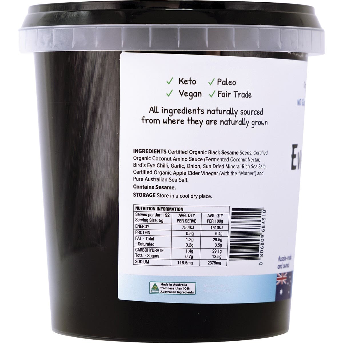 EVERYORGANICS EveryMite Low Aussie Salt 960g